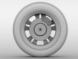 vauxhall combo tour wheel 2017 3D Model