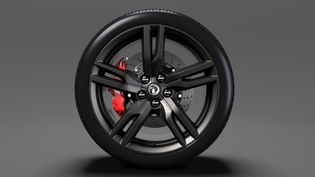 vauxhall vxr8 wheel 2017 Modelo 3D .c4d .max .obj .3ds .fbx .stl .blend 
