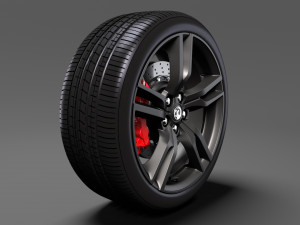 vauxhall vxr8 wheel 2017 Modelo 3D