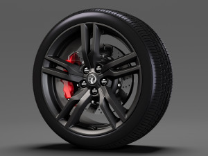 vauxhall vxr8 wheel 2017 Modelo 3D