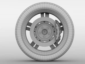 vauxhall vxr8 wheel 2017 3D Model