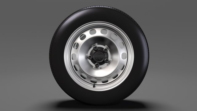 volkswagen caddy panel van wheel 2017 3D 모델 .c4d .max .obj .3ds .fbx .stl .blend 