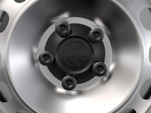 volkswagen caddy panel van wheel 2017 3D 모델