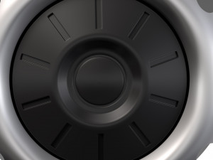 volkswagen transporter van t6 wheel 2017 3D Модель