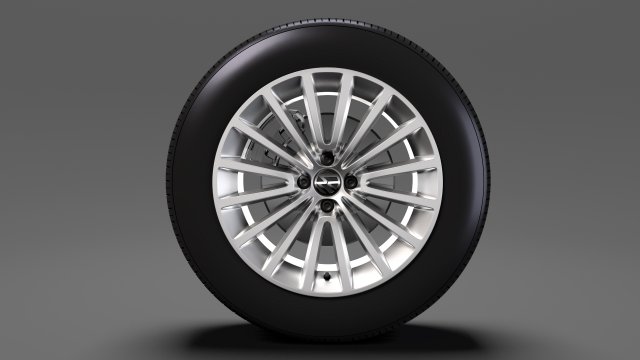 volkswagen up wheel 2017 Modello 3D .c4d .max .obj .3ds .fbx .stl .blend 
