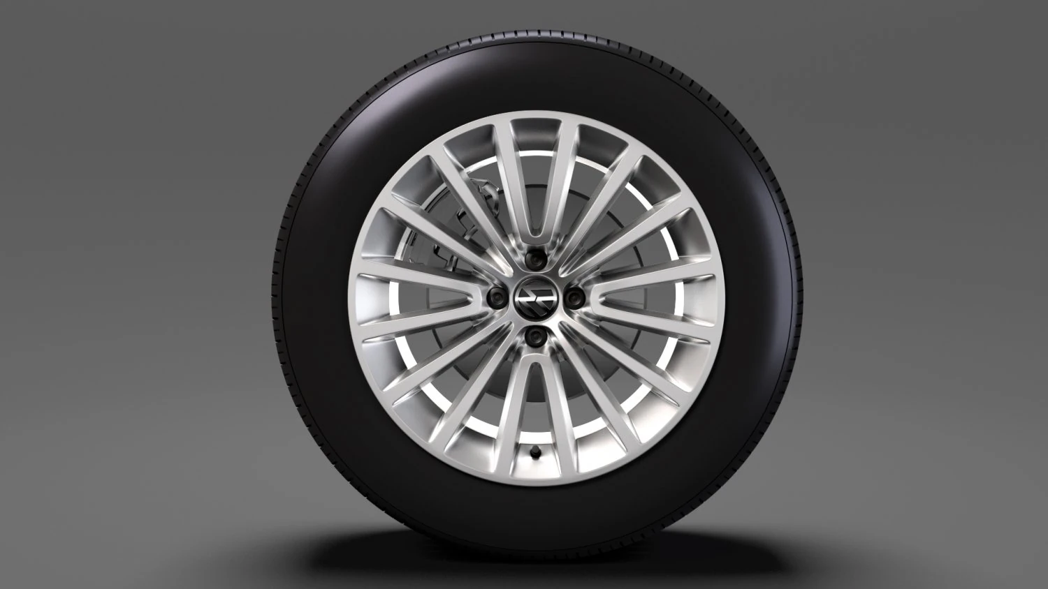 volkswagen up wheel 2017 3D Model .c4d .max .obj .3ds .fbx .stl .blend 