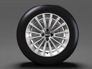 volkswagen up wheel 2017 3D मॉडल