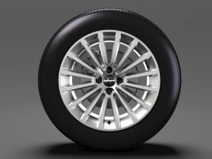 volkswagen up wheel 2017 3D Model