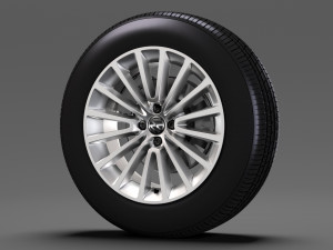 volkswagen up wheel 2017 Modello 3D