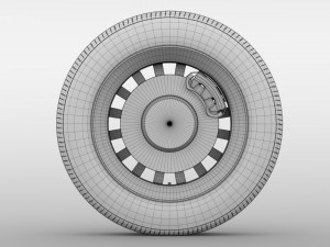 volkswagen up wheel 2017 Modello 3D