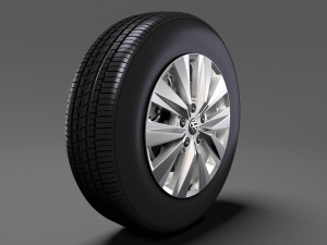 vw crafter van 2017 wheel 3D 모델