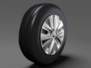 vw crafter van 2017 wheel 3D Model
