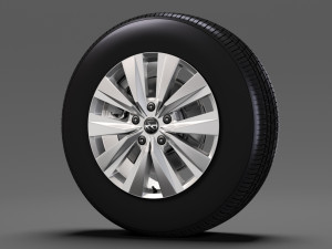 vw crafter van 2017 wheel 3D 모델