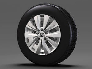 vw crafter van 2017 wheel 3D Model