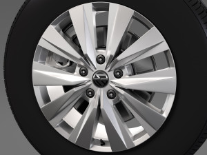 vw crafter van 2017 wheel 3D 모델