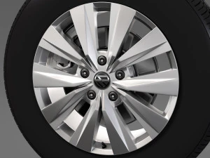 vw crafter van 2017 wheel 3D Model