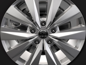 vw crafter van 2017 wheel 3D 모델