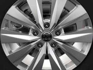 vw crafter van 2017 wheel 3D Model