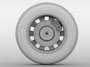 vw crafter van 2017 wheel 3D 모델