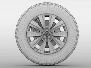 vw crafter van 2017 wheel 3D Model