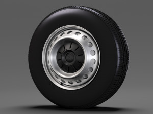 wv crafter chassi wheel 2017 3D Model