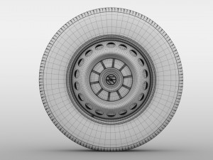 wv crafter chassi wheel 2017 3D Model