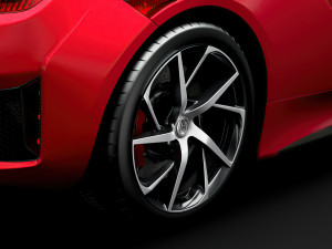 acura nsx 2020 wheel 3Dモデル