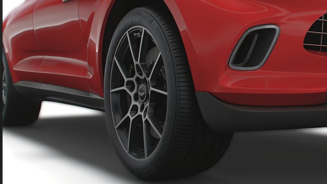 aston martin dbx 2021 wheel 3D Модель .c4d .max .obj .3ds .fbx .stl .blend 