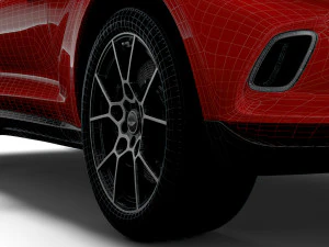 aston martin dbx 2021 wheel 3D Model