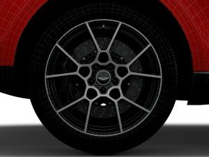 aston martin dbx 2021 wheel 3D Model