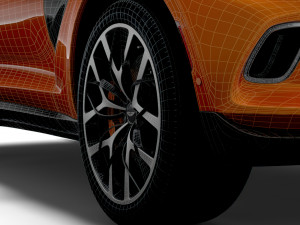 aston martin dbx north america 2021 wheel 3D Модель