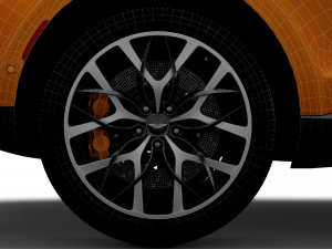aston martin dbx north america 2021 wheel 3D Модель