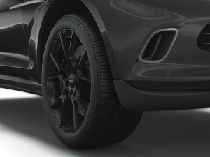 aston martin dbx q 2021 wheel 3D Model