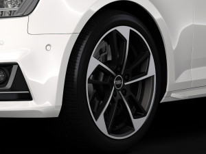 audi a4 l 45 tfsi quattro s line b9 2016 wheel Modelo 3D
