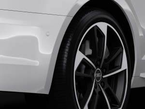 audi a4 l 45 tfsi quattro s line b9 2016 wheel Modelo 3D