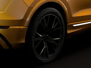 audi q8 50 tdi quattro s line 2018 wheel Modelo 3D