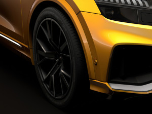 audi q8 50 tdi quattro s line 2018 wheel Modelo 3D