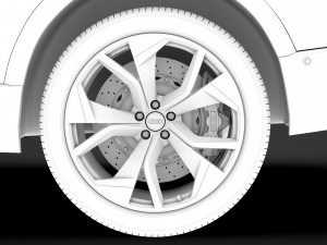 audi rs q8 2020 wheel 3D 模型