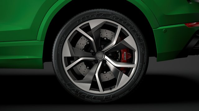 audi rs q8 2020 wheel 3D 模型 .c4d .max .obj .3ds .fbx .stl .blend 