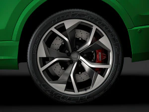 아우디 RS Q8 2020 휠 3D 모델