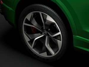 audi rs q8 2020 wheel 3D 模型