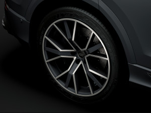 audi sq8 tdi 2020 wheel 3D Model