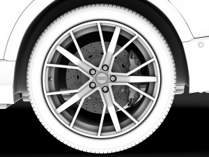 audi sq8 tdi 2020 wheel 3D Model