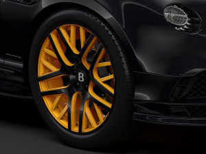 bentley continental gt continental 24 2018 wheel 3D Model