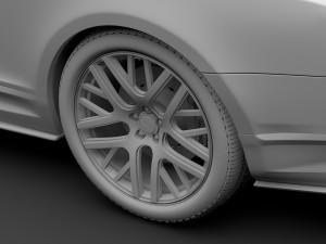 bentley continental gt continental 24 2018 wheel 3D Model