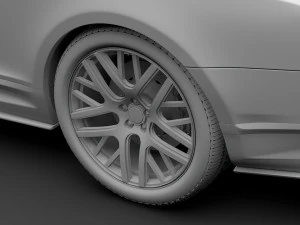 bentley continental gt continental 24 2018 wheel 3D Model