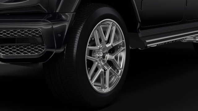 brabus g 65 w464 2019 wheel 3D Model .c4d .max .obj .3ds .fbx .stl .blend 
