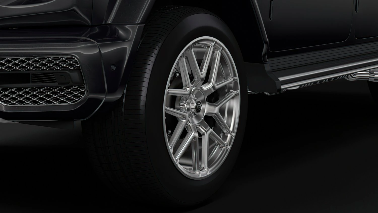 brabus g 65 w464 2019 wheel 3D Model .c4d .max .obj .3ds .fbx .stl .blend