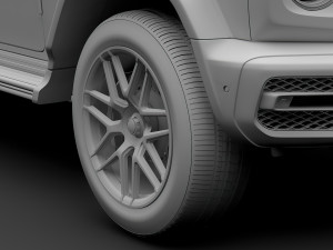 brabus g 65 w464 2019 wheel 3D Model