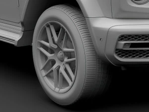 brabus g 65 w464 2019 wheel 3D Model